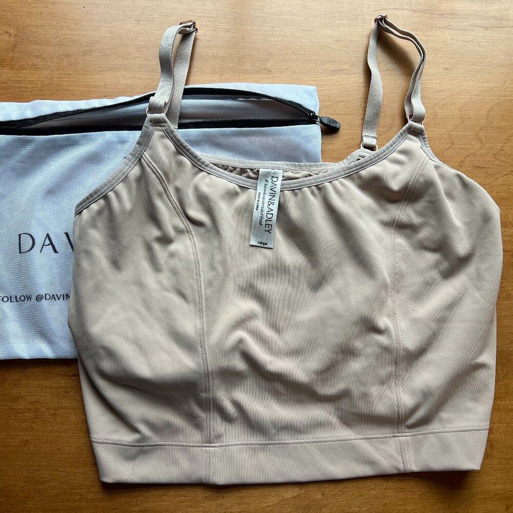 Davi & Dani Women's Beige Lace back Bra